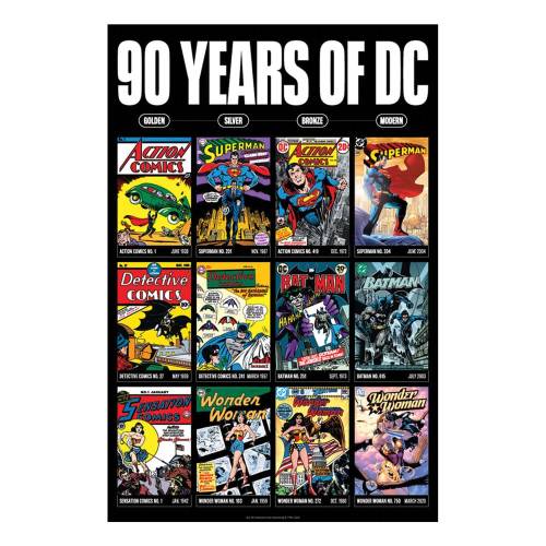 DC COMICS - 90 lat - Art Print - Edycja limitowana