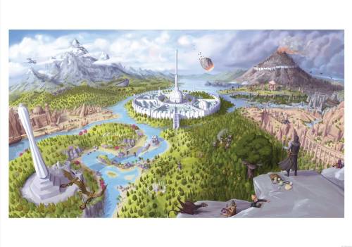 THE ELDER SCROLLS OBLIVION - Imperial City - Art Print - Limitowana edycja