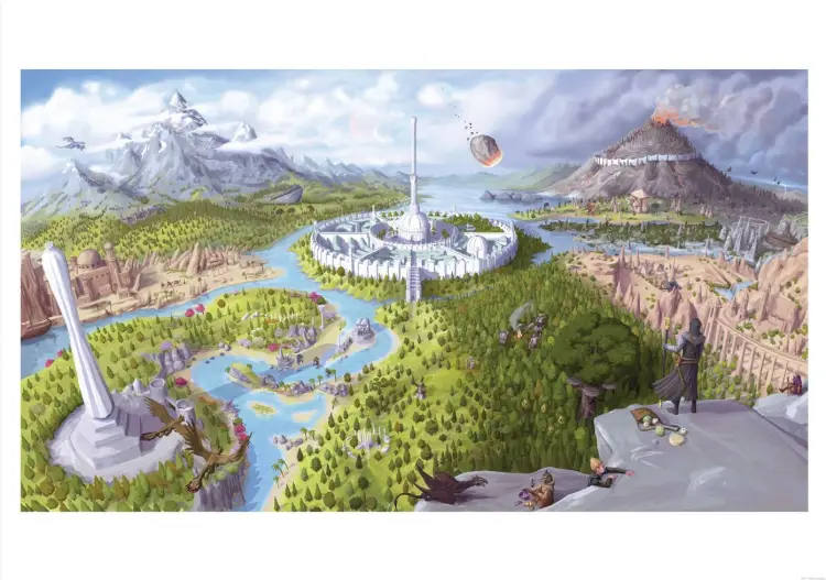 THE ELDER SCROLLS OBLIVION - Imperial City - Art Print - Limitowana edycja