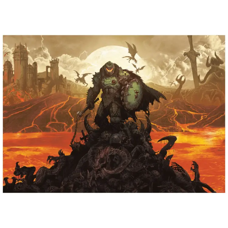 DOOM THE DARK AGES - 90 Years - Art Print - Edycja limitowana