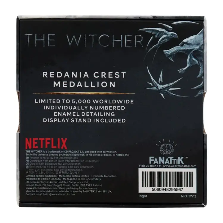 THE WITCHER - Redania Crest - medalion z limitowanej edycji