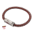 MARVEL - Bransoletka Spider-Man ze stali nierdzewnej i plecionej skóry