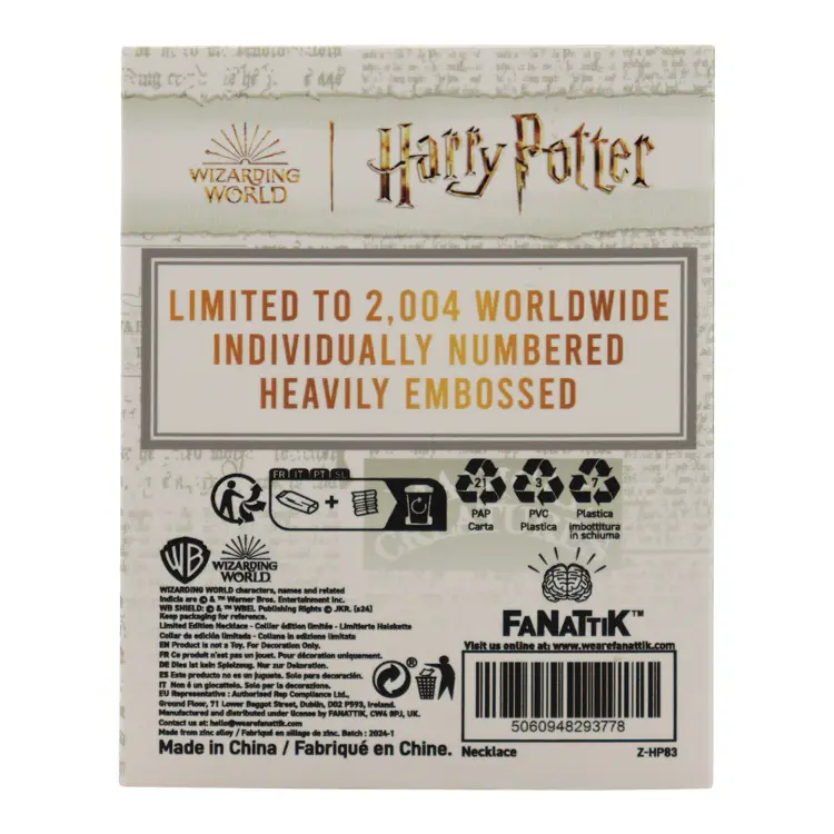 HARRY POTTER - Azkaban - Naszyjnik z limitowanej edycji