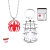 MARVEL - Zestaw biżuterii Spider-Man "Tato, jesteś moim superbohaterem