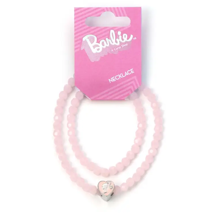 BARBIE - Naszyjnik z różowych koralików - Sylwetka