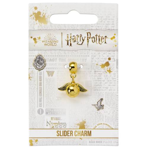 HARRY POTTER - Złoty Znicz 3D - zawieszka do suwaka