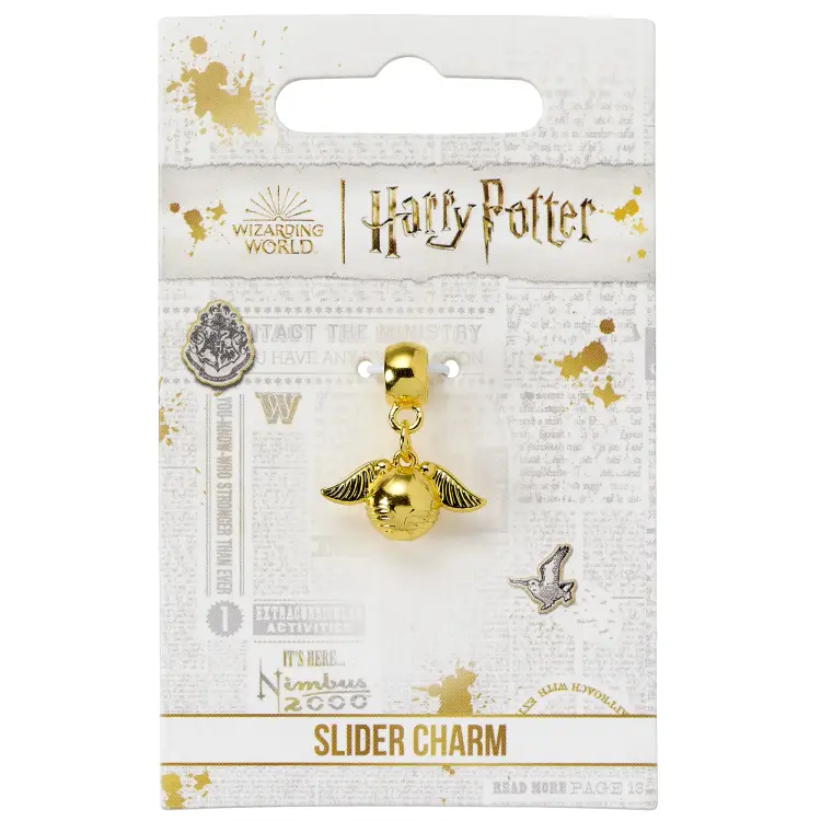 HARRY POTTER - Złoty Znicz 3D - zawieszka do suwaka