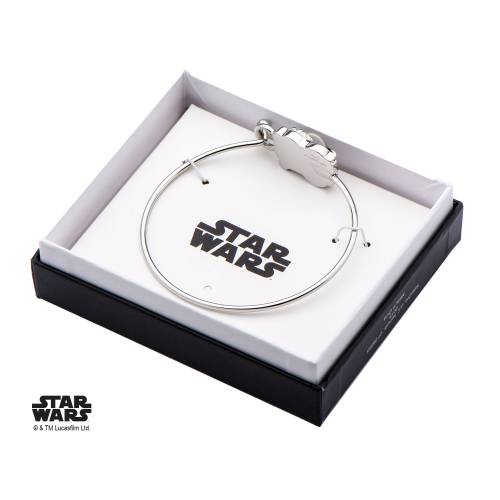STAR WARS - Damska bransoletka ze stali szlachetnej 3D Ewok Bangle