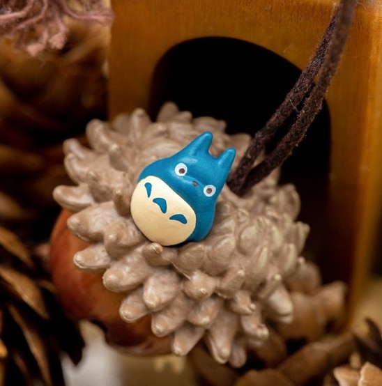 MY NEIGHBOR TOTORO - Niebiesko-biały Totoro - Dzwonek z paskiem