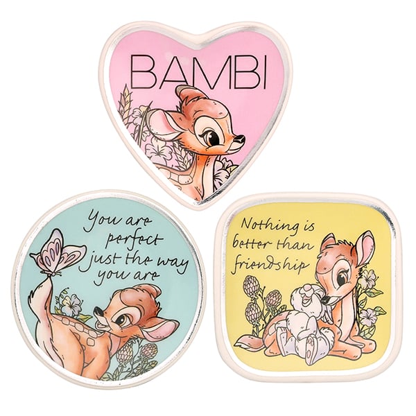 BAMBI - Zestaw 3 mini tacek na drobiazgi - 20,6x7,2x2,3 cm