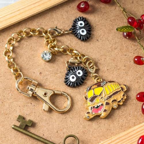 MY NEIGHBOR TOTORO - Chatbus & Noiraude - charms Chainette