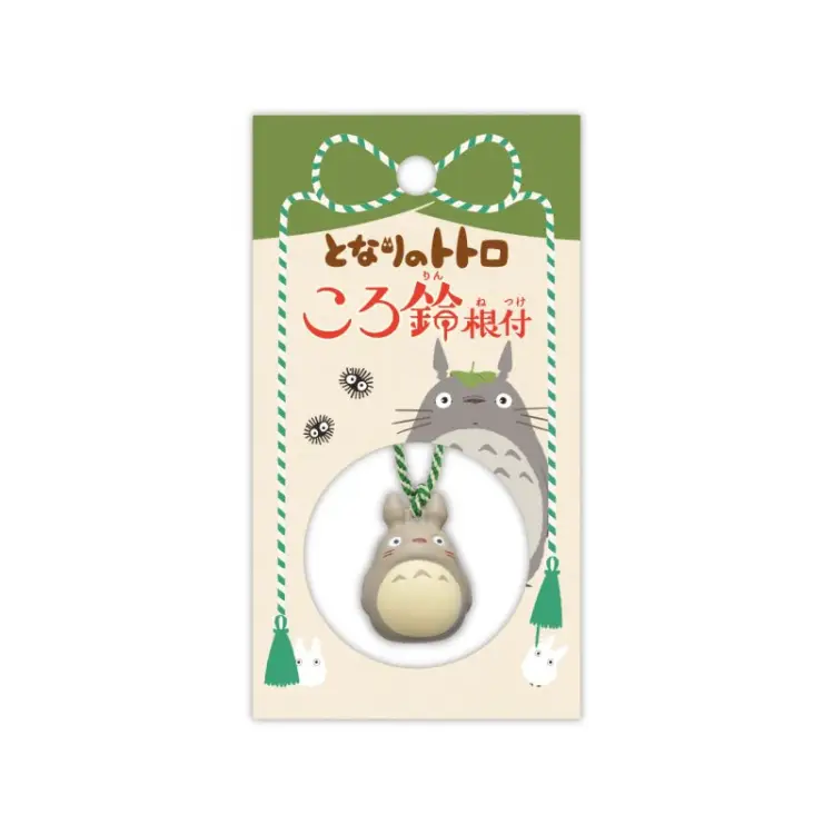 Benelic Ghibli - Szary Totoro - Pasek z dzwoneczkiem Netsuke