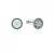 FROZEN 2 - Kolczyki sztyfty Snowflake Birhstone May 'SS Rhodium Plated'