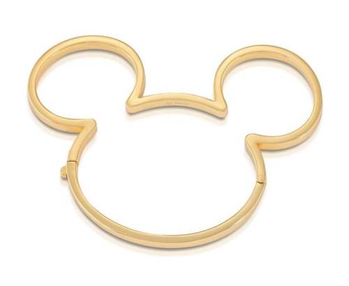 DISNEY MICKEY MOUSE - pozłacana bransoletka Myszka Miki