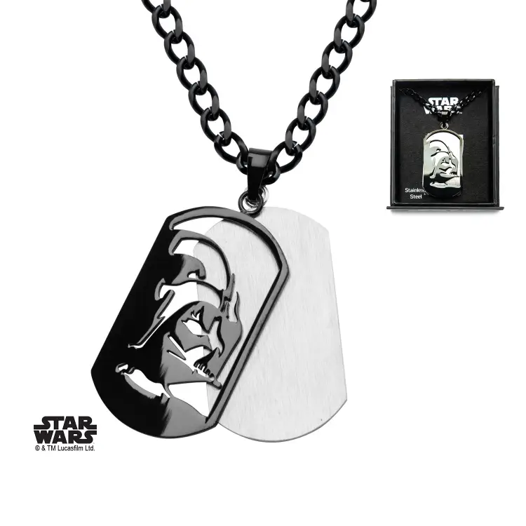 STAR WARS - Darth Vader Warstwowa zawieszka dla psa z łańcuszkiem