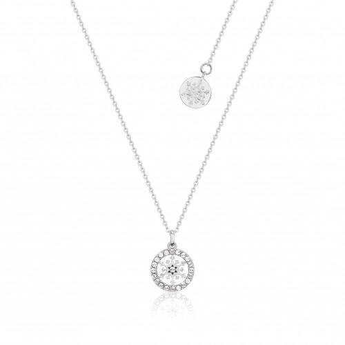 FROZEN 2 - Naszyjnik Snowflake Birhstone Apr 'SS Rhodium Plated'
