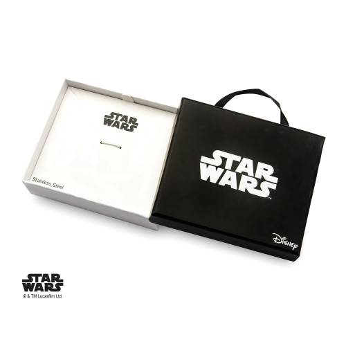 STAR WARS - Bransoletka z symbolem Sojuszu Rebeliantów i przezroczystym klejnotem