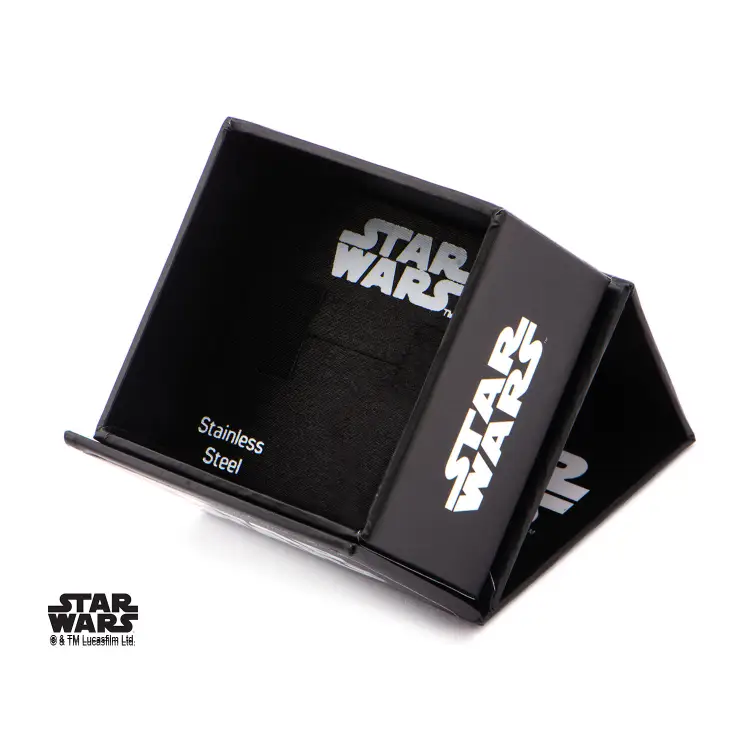 STAR WARS - Damski pierścionek 3D Gwiazda Śmierci ze stali nierdzewnej - Rozmiar 7