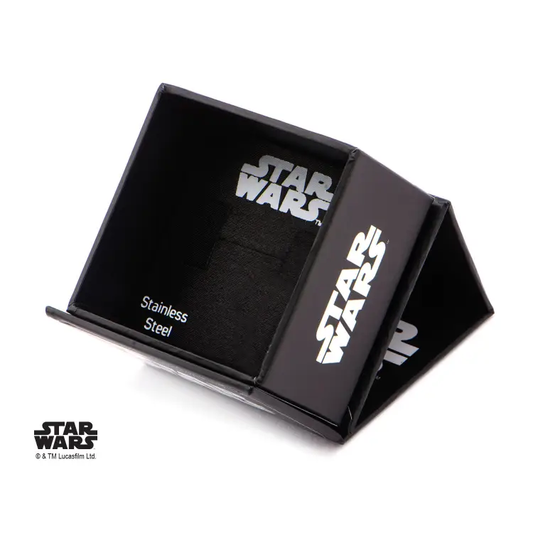 STAR WARS - Męski pierścionek ze stali nierdzewnej 3D Stormtrooper - Rozmiar 11