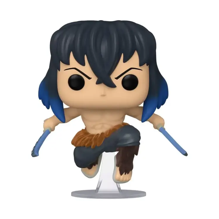 Funko POP! Demon Slayer: Kimetsu no Yaiba - CHASE Inosuke Hashibira Masked (Flocked) #875 (