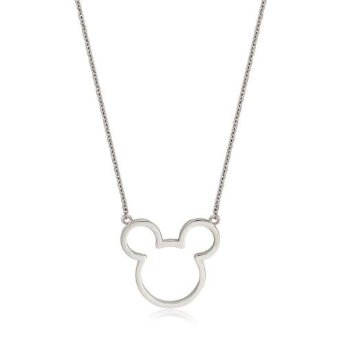 DISNEY METAL PRECIOUS - Naszyjnik Mickey Outline "Sterling Silver