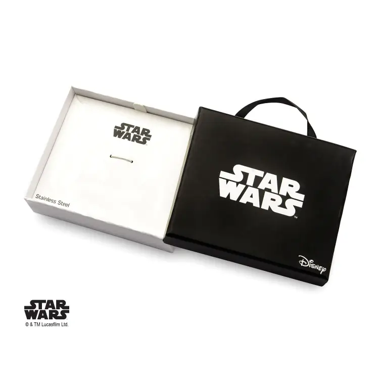 STAR WARS - pozłacany PVD wisiorek 3D Stormtrooper z łańcuszkiem