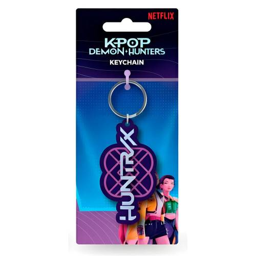 K-POP DEMON HUNTER - Logo Huntrix - brelok z PVC