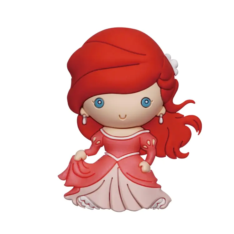 DISNEY - Ariel (metaliczny) - piankowy magnes kolekcjonerski 3D