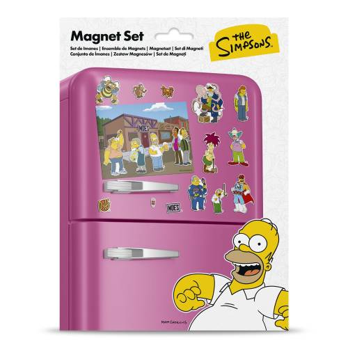THE SIMPSONS - Springfields - Zestaw magnesów