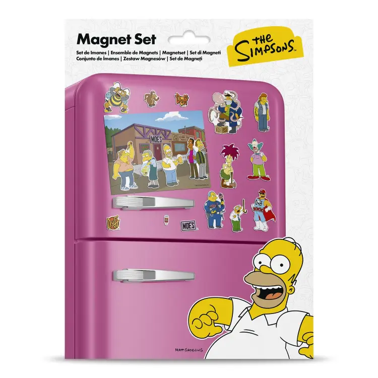 THE SIMPSONS - Springfields - Zestaw magnesów