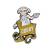 HARRY POTTER - Dobby - Metalowy magnes 7cm