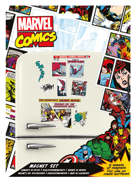 MARVEL - Zestaw magnetyczny - Komiks