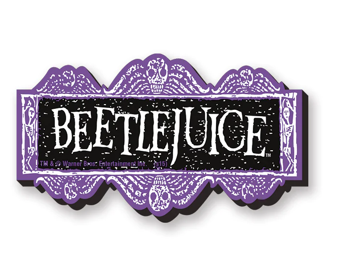 BEETLEJUICE - Logo - masywny magnes