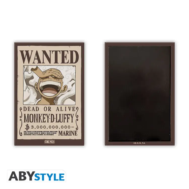 ONE PIECE - Wanted Luffy - Magnesy 5.5x8cm