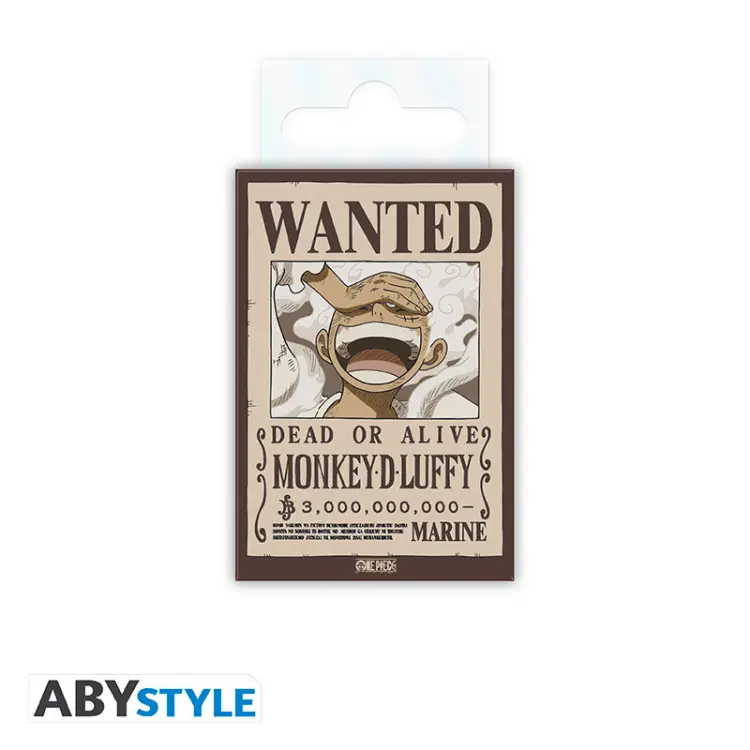 ONE PIECE - Wanted Luffy - Magnesy 5.5x8cm