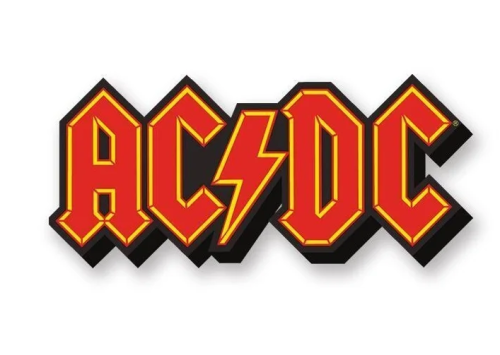 AC/DC - Logo - Duży magnes