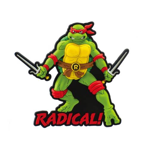TEENAGE MUTANT NINJA TURTLES - Raphael - magnes miękki w dotyku