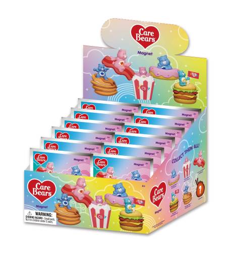 CARE BEARS - Seria 1 - Magnesy piankowe 3D w ślepych torebkach (display 12 szt.)