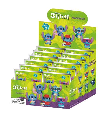 STITCH - Seria 5 - Magnesy piankowe 3D w ślepych torebkach (display 12 szt.)