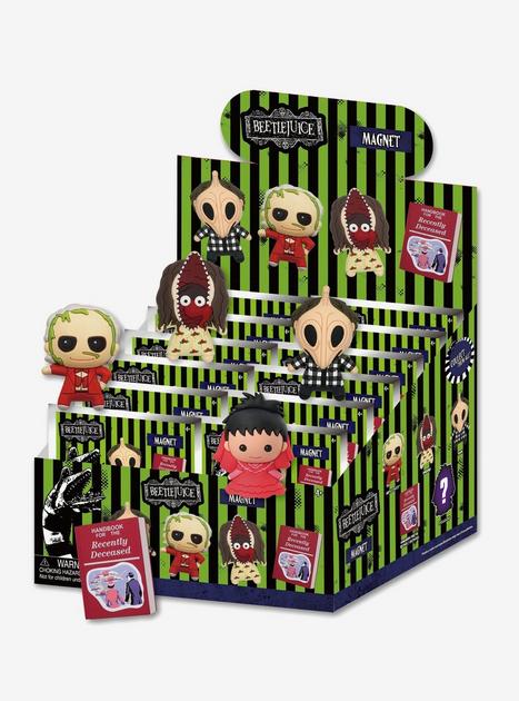 BEETLEJUICE - Seria 1 -3D Magnesy piankowe w ślepych torebkach (display 12 szt.)
