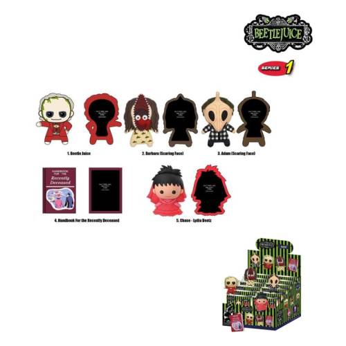BEETLEJUICE - Seria 1 -3D Magnesy piankowe w ślepych torebkach (display 12 szt.)