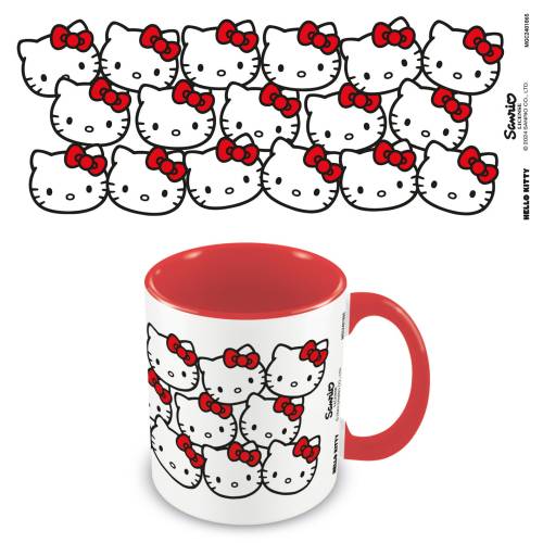 HELLO KITTY - Many Kittys - Kolorowy kubek wewnętrzny 11oz