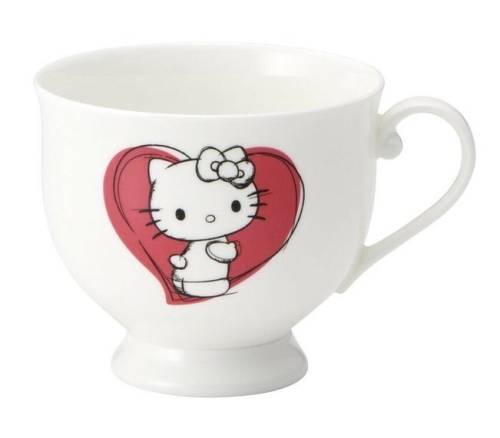 HELLO KITTY - Hello Kitty - Filiżanka i spodek "Bone China" 240ml