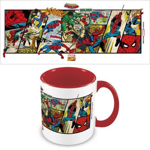 SPIDERMAN - Komiks - Kolorowy kubek wewnętrzny 11oz