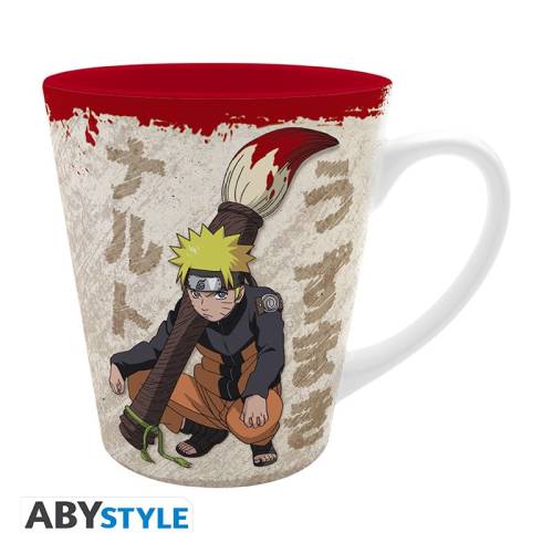NARUTO SHIPPUDEN - Kubek 250ml - Szczotka Naruto Ninja