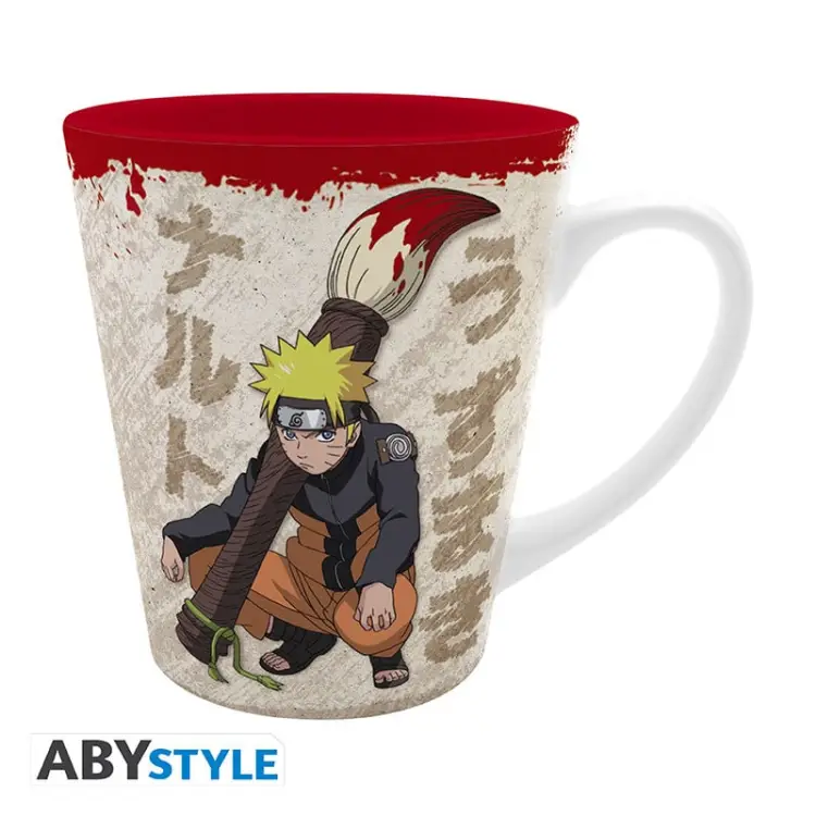 NARUTO SHIPPUDEN - Kubek 250ml - Szczotka Naruto Ninja