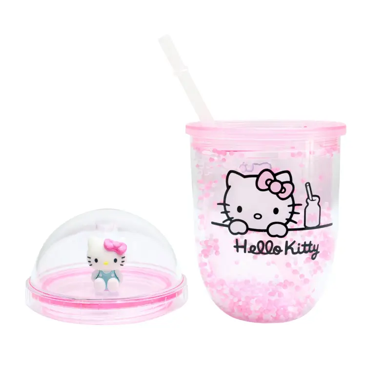 HELLO KITTY - Kubek "Boba" ze słomką