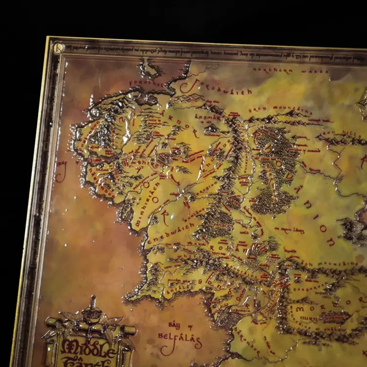 WŁADCA PIERŚCIENI - Metalowa mapa, edycja limitowana