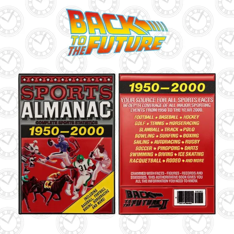 Fanattik Back to the Future - Sports Almanac - Limitowana edycja sztabek