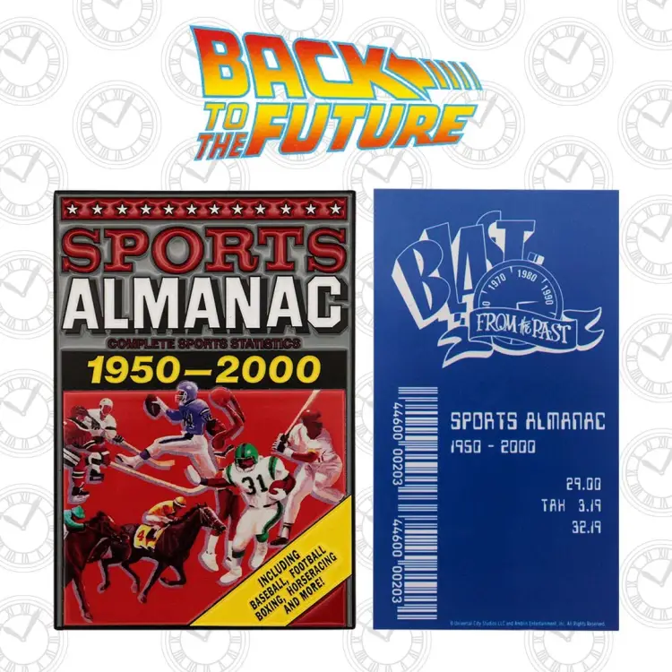 Fanattik Back to the Future - Sports Almanac - Limitowana edycja sztabek